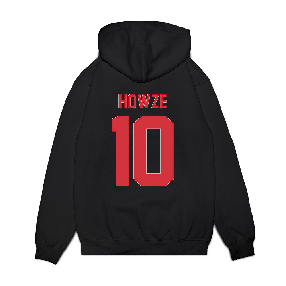 LA Tech - NCAA Men's Basketball : Kylan Howze - Vintage Basketball Premium Hooded Sweatshirt-1