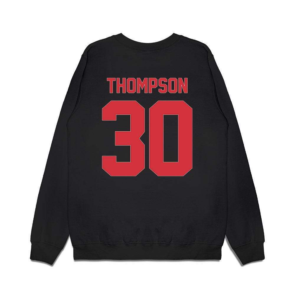 LA Tech - NCAA Women's Basketball : Kaleigh Thompson - Vintage Basketball Premium Crewneck Sweatshirt-1
