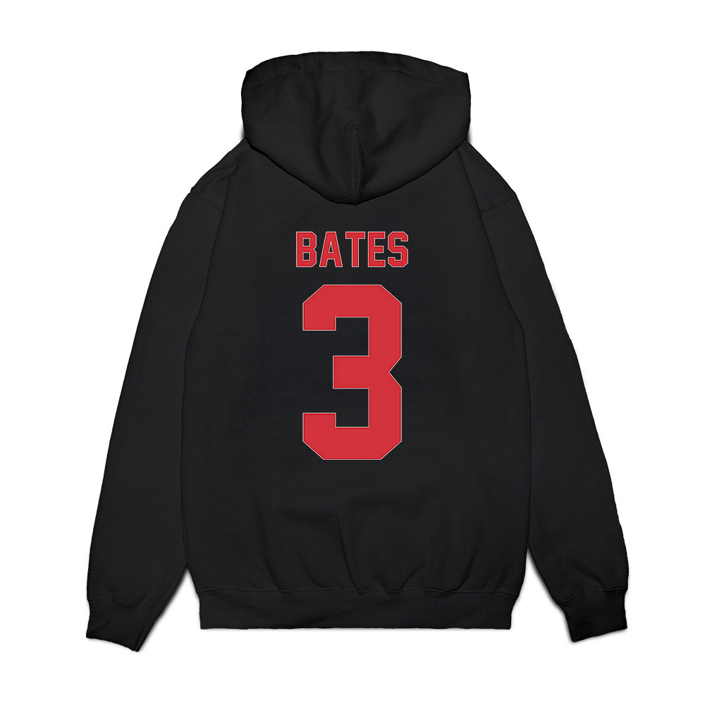 LA Tech - NCAA Men's Basketball : A.J. Bates - Vintage Basketball Premium Hooded Sweatshirt-1