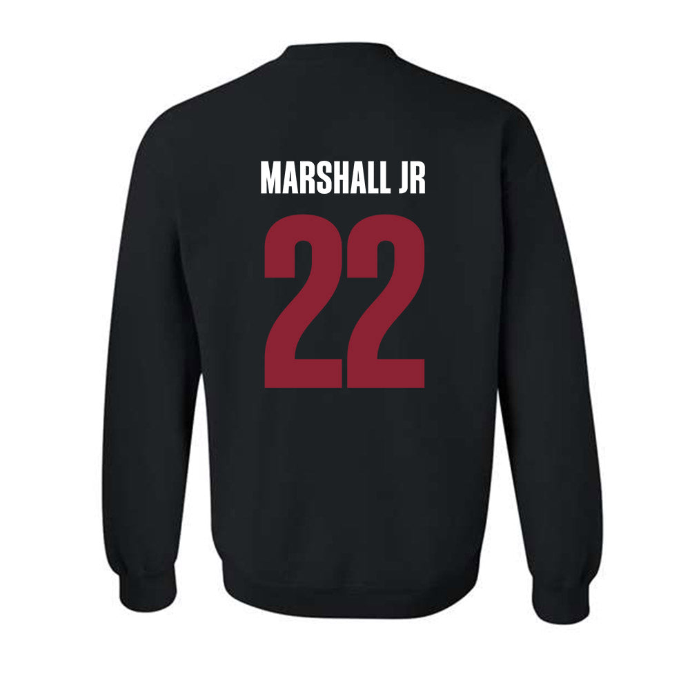 SCU - NCAA Men's Basketball : Carlos Marshall Jr - Vintage Shersey Crewneck Sweatshirt-1