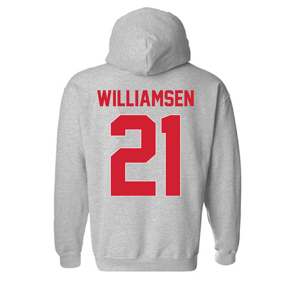 Marist - NCAA Women's Basketball : Danielle Williamsen - Classic Shersey Hooded Sweatshirt-1
