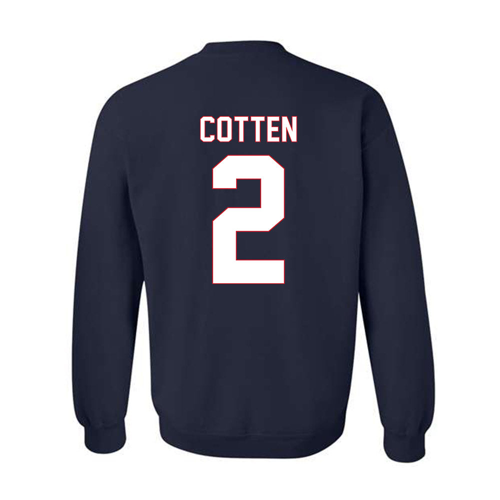 Saint Peter's - NCAA Women's Basketball : Iyanna Cotten - Vintage Shersey Crewneck Sweatshirt-1