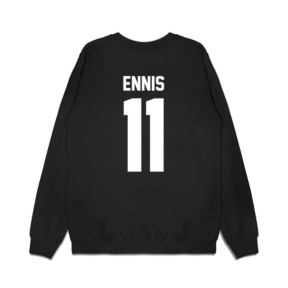 Rice - NCAA Women's Basketball : Dominique Ennis - Vintage Basketball Premium Crewneck Sweatshirt-1