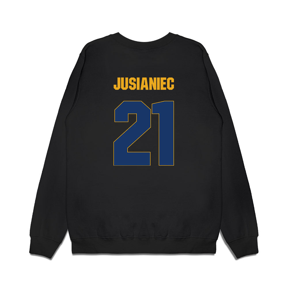 Canisius - NCAA Men's Basketball : Max Jusianiec - Vintage Premium Crewneck Sweatshirt-1