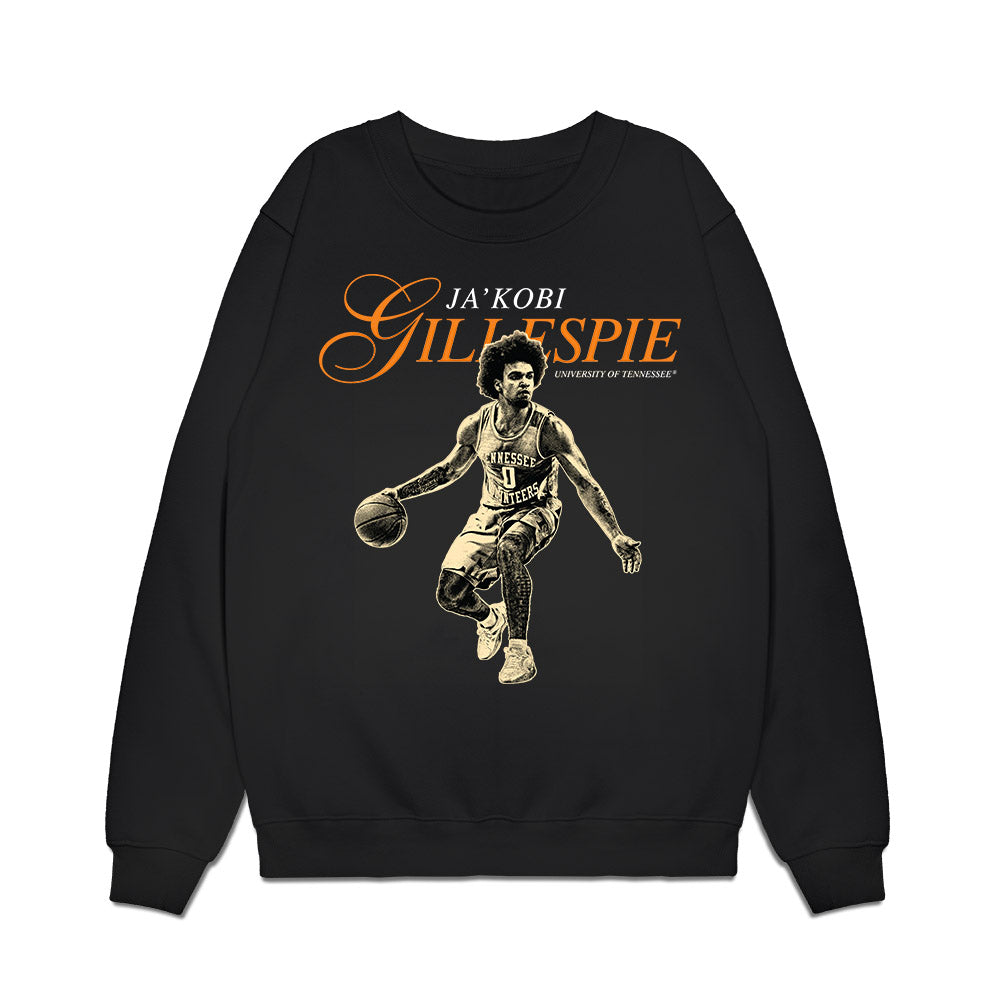 Tennessee - NCAA Men's Basketball : Ja'Kobi Gillespie - Legacy Premium Crewneck Sweatshirt-0