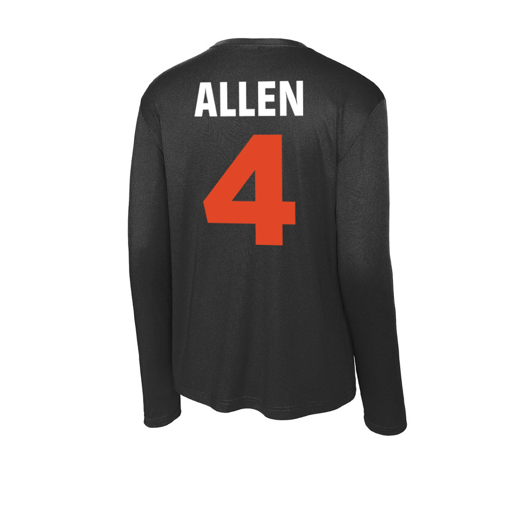 Miami - NCAA Men's Basketball : Marcus Allen - 4 Strong Activewear Long Sleeve T-Shirt-1