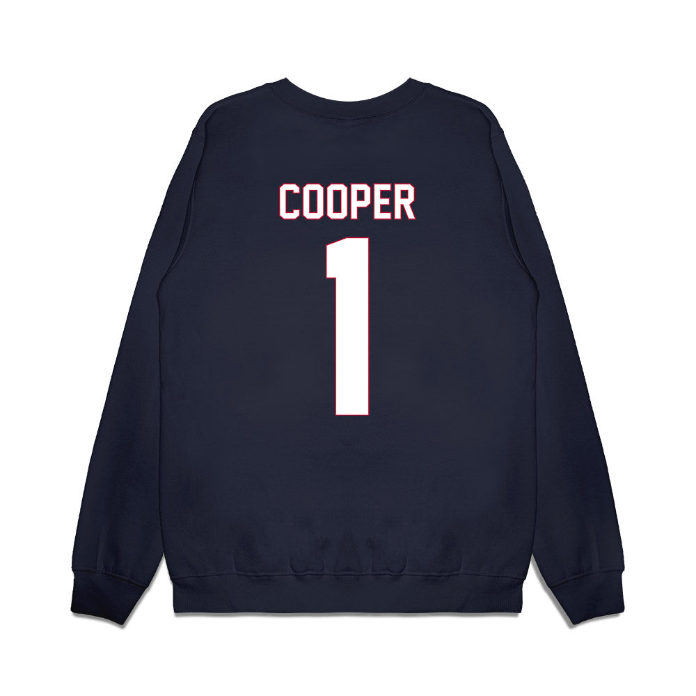 South Alabama - NCAA Men's Basketball : Jayden Cooper - Vintage Shersey Premium Crewneck Sweatshirt-1