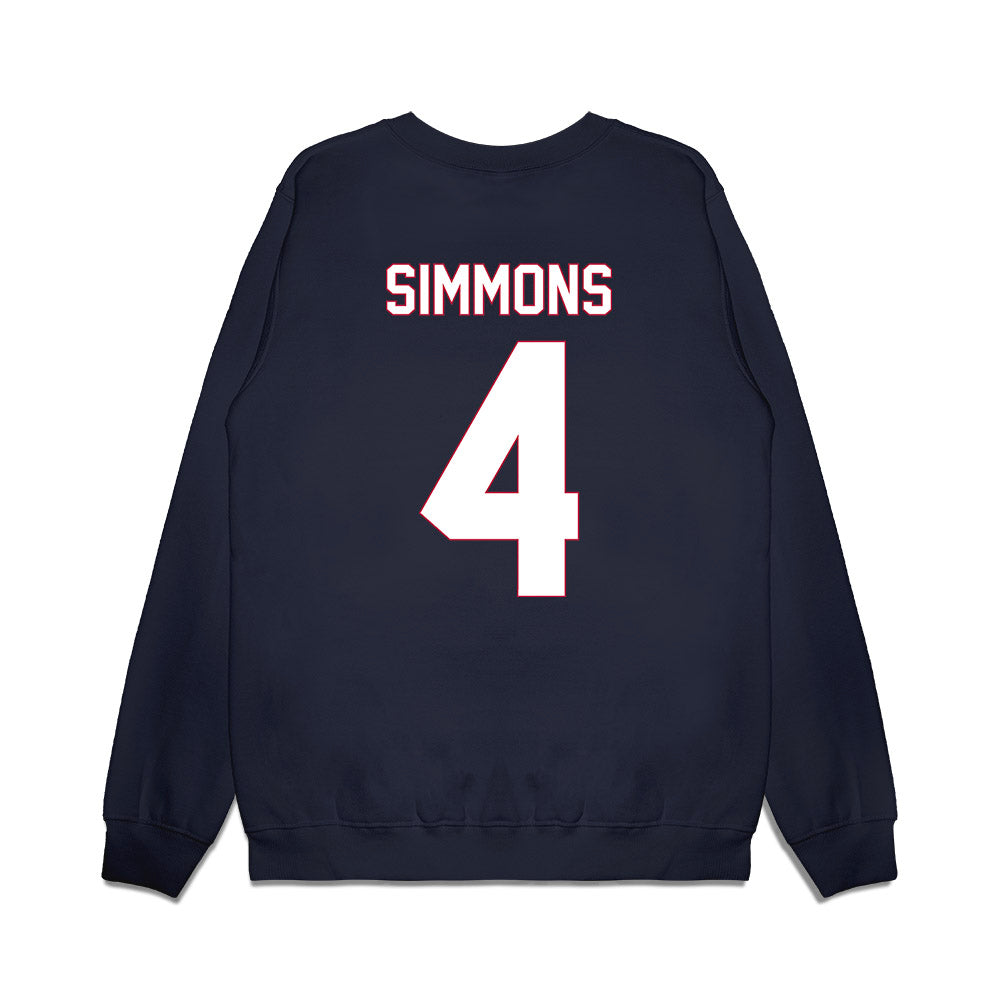 South Alabama - NCAA Women's Basketball : Michiyah Simmons - Vintage Shersey Premium Crewneck Sweatshirt-1