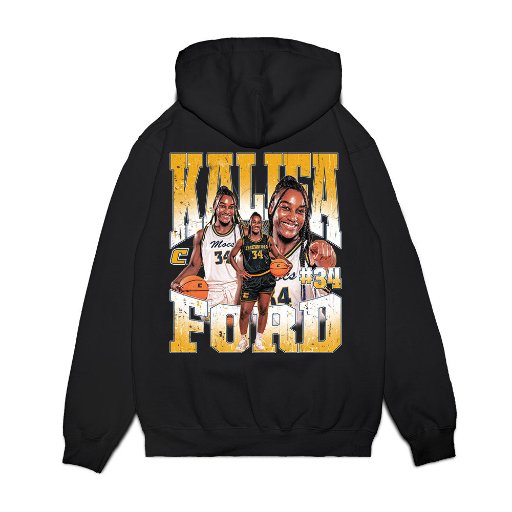 UTC - NCAA Women's Basketball : Kalifa Ford - Collage Premium Hooded Sweatshirt-1