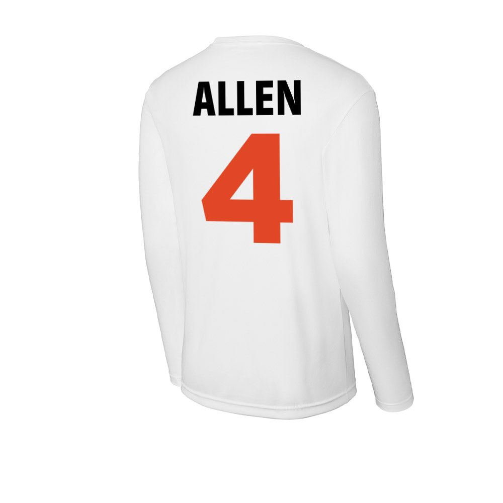 Miami - NCAA Men's Basketball : Marcus Allen - 4 Strong Activewear Long Sleeve T-Shirt-1