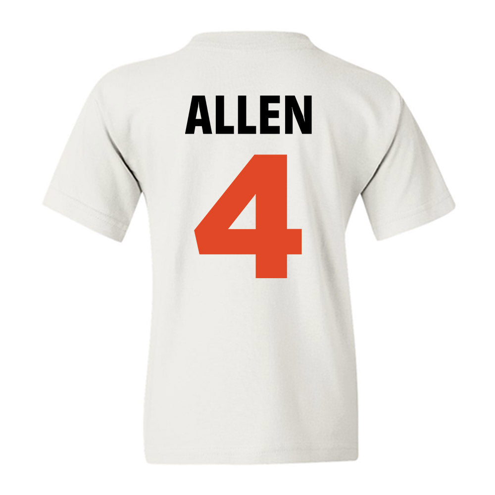 Miami - NCAA Men's Basketball : Marcus Allen - 4 Strong Youth T-Shirt-1