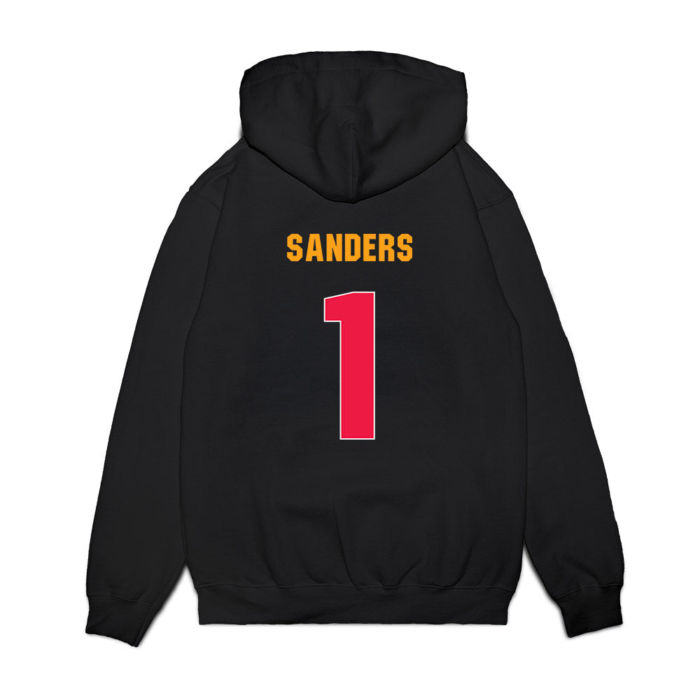 Lamar - NCAA Men's Basketball : Quinton Sanders - Vintage Basketball Premium Hooded Sweatshirt-1