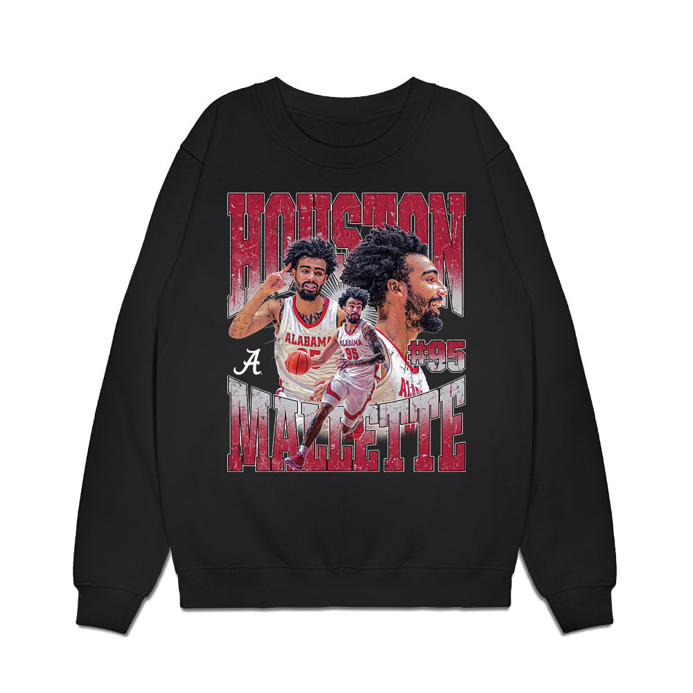 Alabama - NCAA Men's Basketball : Houston Mallette - Collage Premium Crewneck Sweatshirt-0