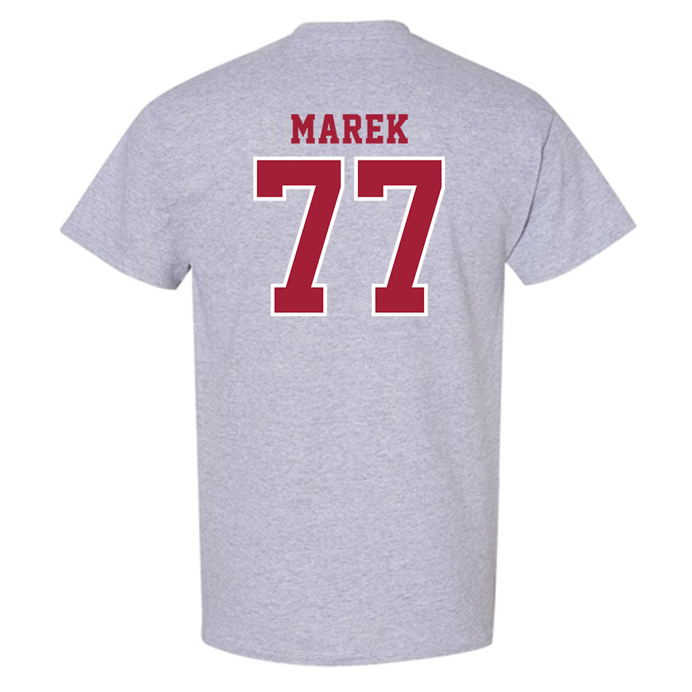 Indiana - NCAA Football : Matt Marek - Helmet Shersey T-Shirt-1