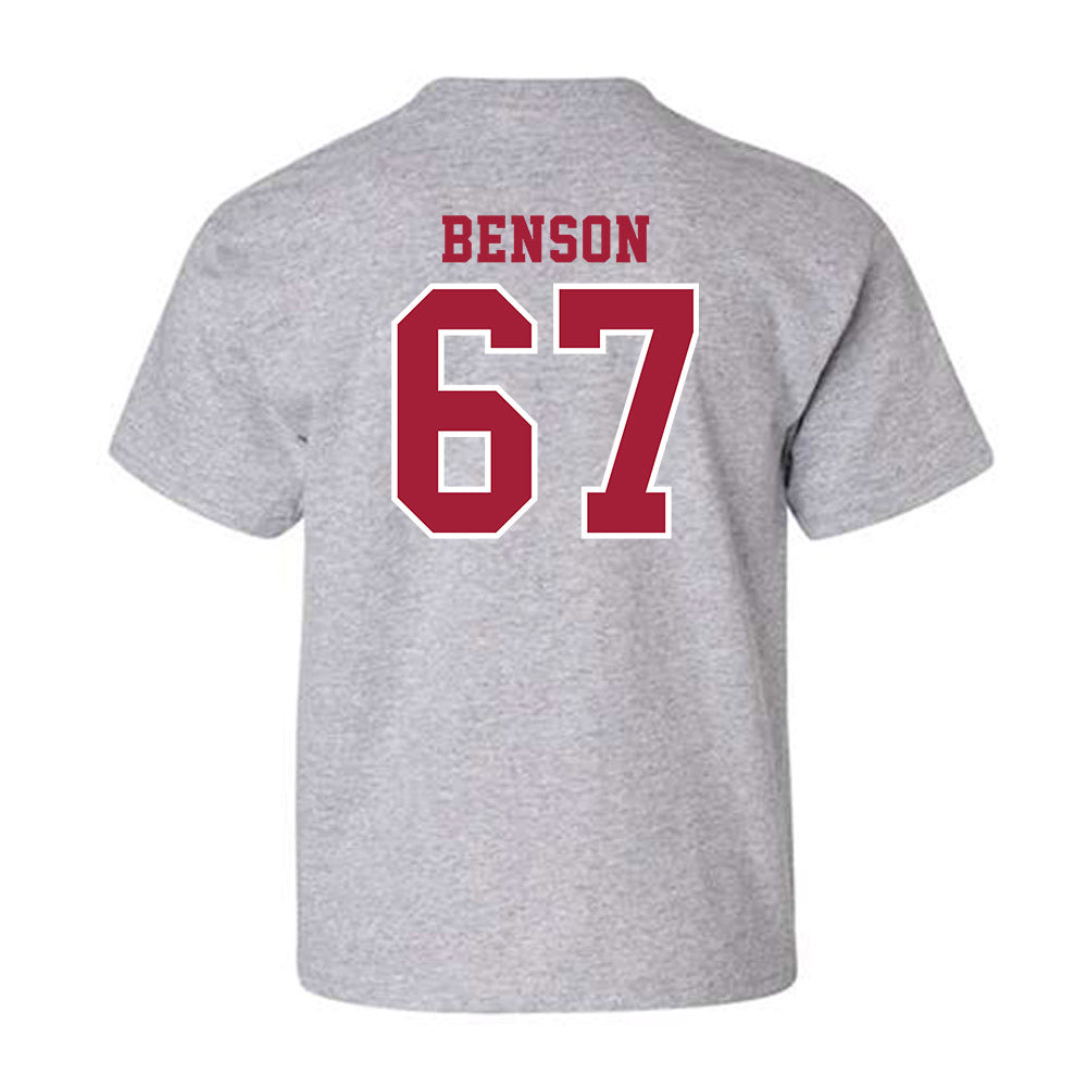 Indiana - NCAA Football : Kahlil Benson - Helmet Shersey Youth T-Shirt-1