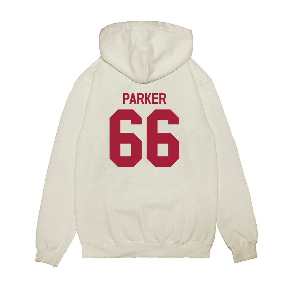 Indiana - NCAA Football : Evan Parker - Flipping Champs Premium Hooded Sweatshirt-1