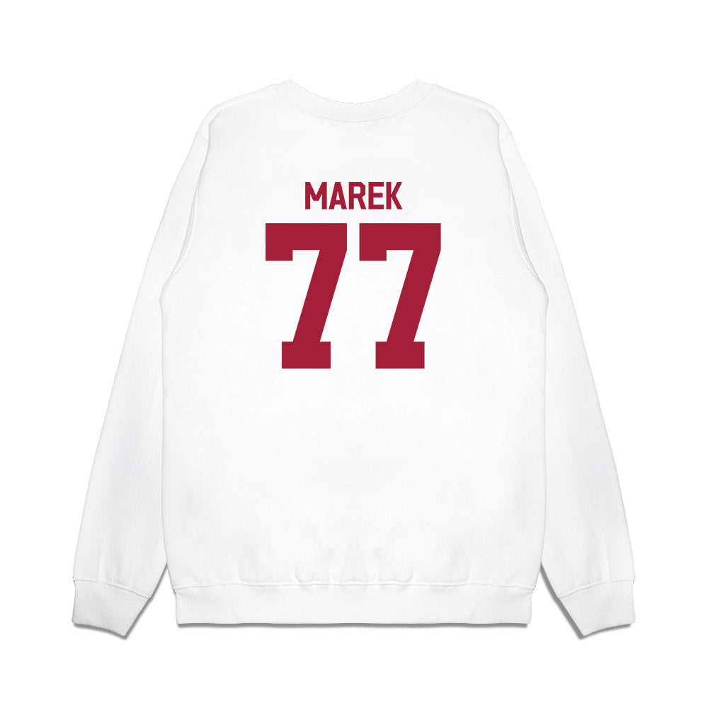 Indiana - NCAA Football : Matt Marek - Flipping Champs Premium Crewneck Sweatshirt-1