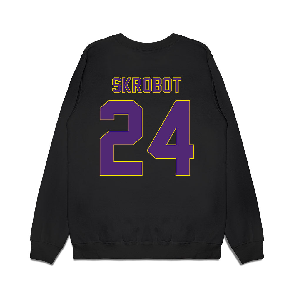 WIU - NCAA Women's Basketball : Sidney Skrobot - Vintage Basketball Premium Crewneck Sweatshirt-1
