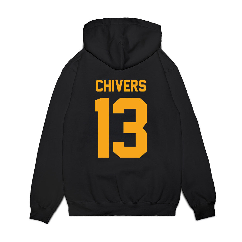 Loyola - NCAA Women's Basketball : Kira Chivers - Vintage Basketball Premium Hooded Sweatshirt-1