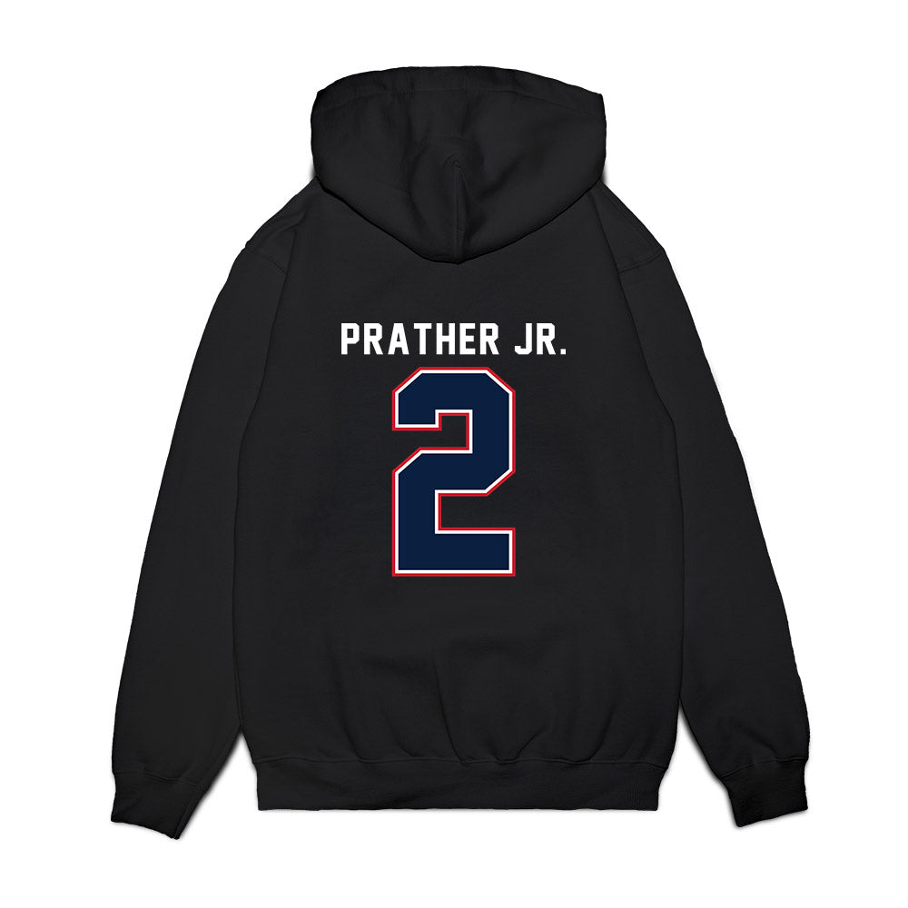 Robert Morris - NCAA Men's Basketball : Ryan Prather Jr. - Vintage Basketball Premium Hooded Sweatshirt-1