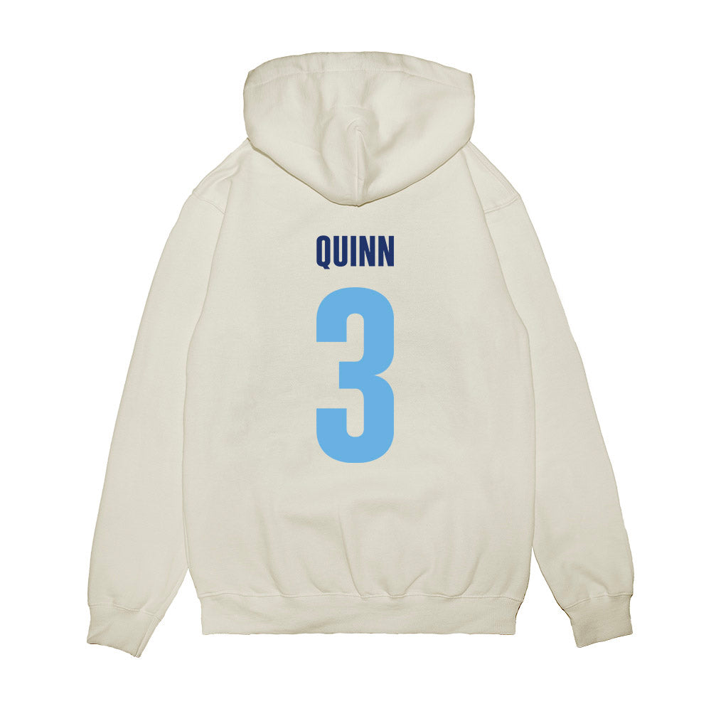 Drake - NCAA Men's Basketball : Jalen Quinn - Vintage Shersey Premium Hooded Sweatshirt-1