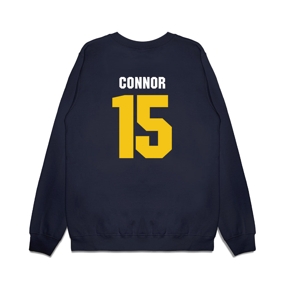 La Salle - NCAA Women's Basketball : Ashleigh Connor - Vintage Basketball Premium Crewneck Sweatshirt-1
