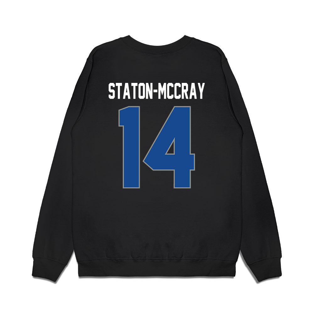 Seton Hall - NCAA Men's Basketball : AJ Staton-McCray - Vintage Shersey Premium Crewneck Sweatshirt-1