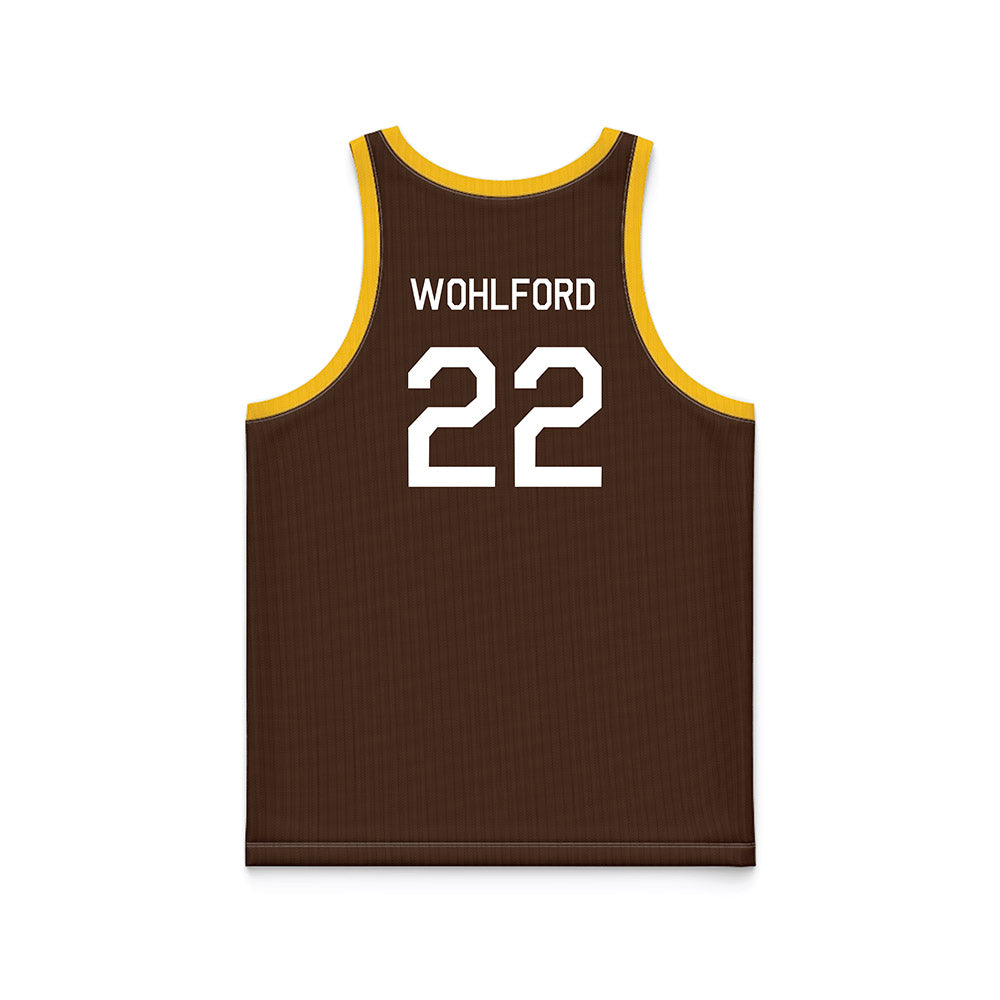 Wyoming - NCAA Women's Basketball : Peyton Wohlford - Hardwood Reissue Basketball Jersey-1
