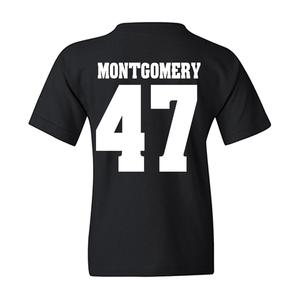 Wisconsin - NCAA Men's Ice Hockey : Blake Montgomery - Vintage Hockey Youth T-Shirt-1