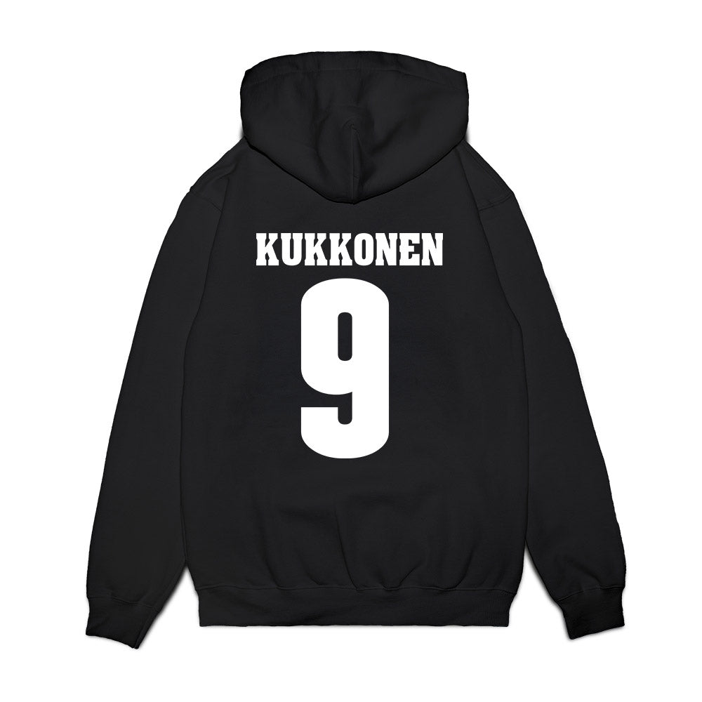 Wisconsin - NCAA Men's Ice Hockey : Kyle Kukkonen - Vintage Hockey Premium Hooded Sweatshirt-1