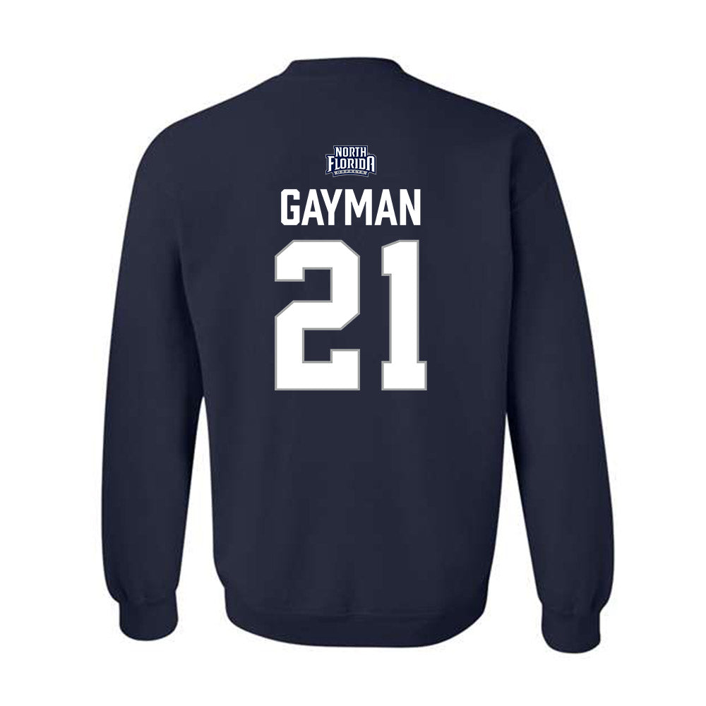 UNF - NCAA Men's Basketball : Dalton Gayman - Classic Shersey Crewneck Sweatshirt-1