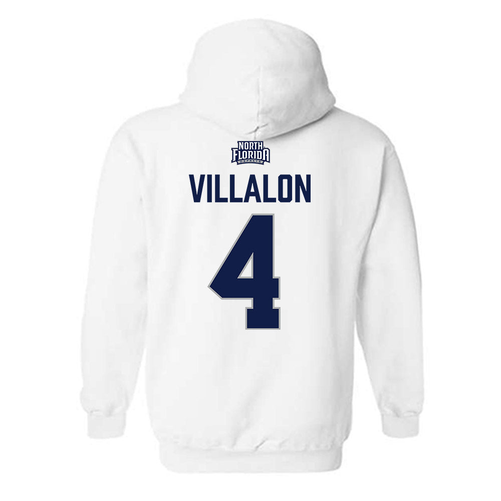 UNF - NCAA Beach Volleyball : Natalie Villalon - Classic Shersey Hooded Sweatshirt-1