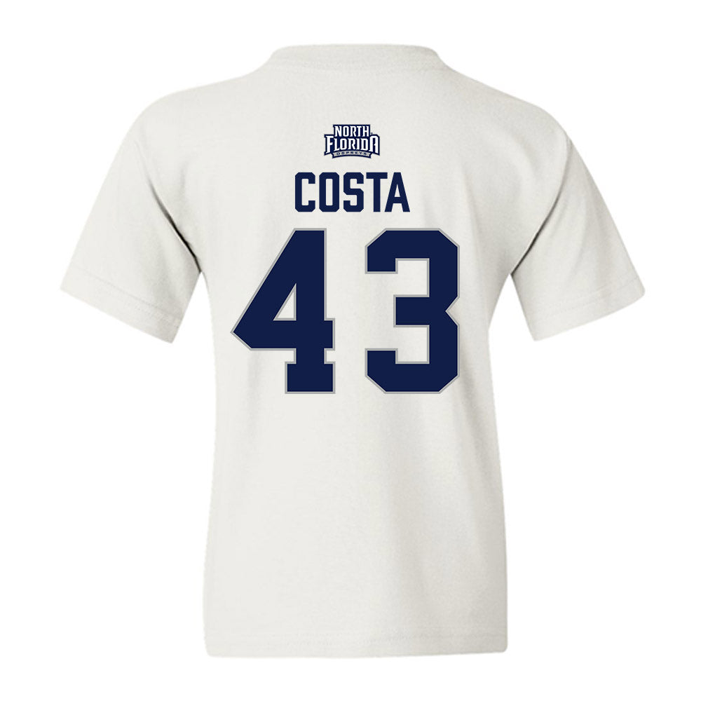 UNF - NCAA Baseball : John Costa - Classic Shersey Youth T-Shirt-1