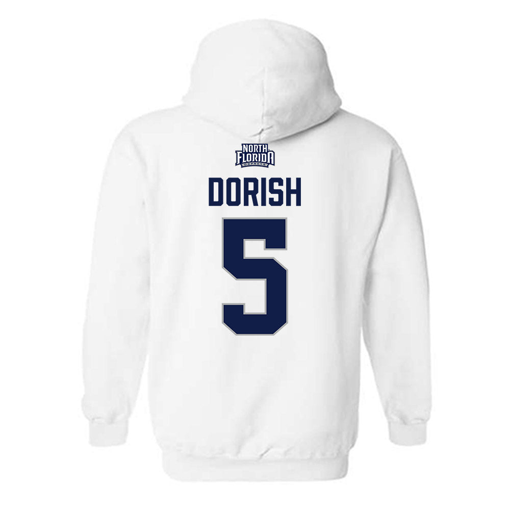 UNF - NCAA Beach Volleyball : Brielle Dorish - Classic Shersey Hooded Sweatshirt-1