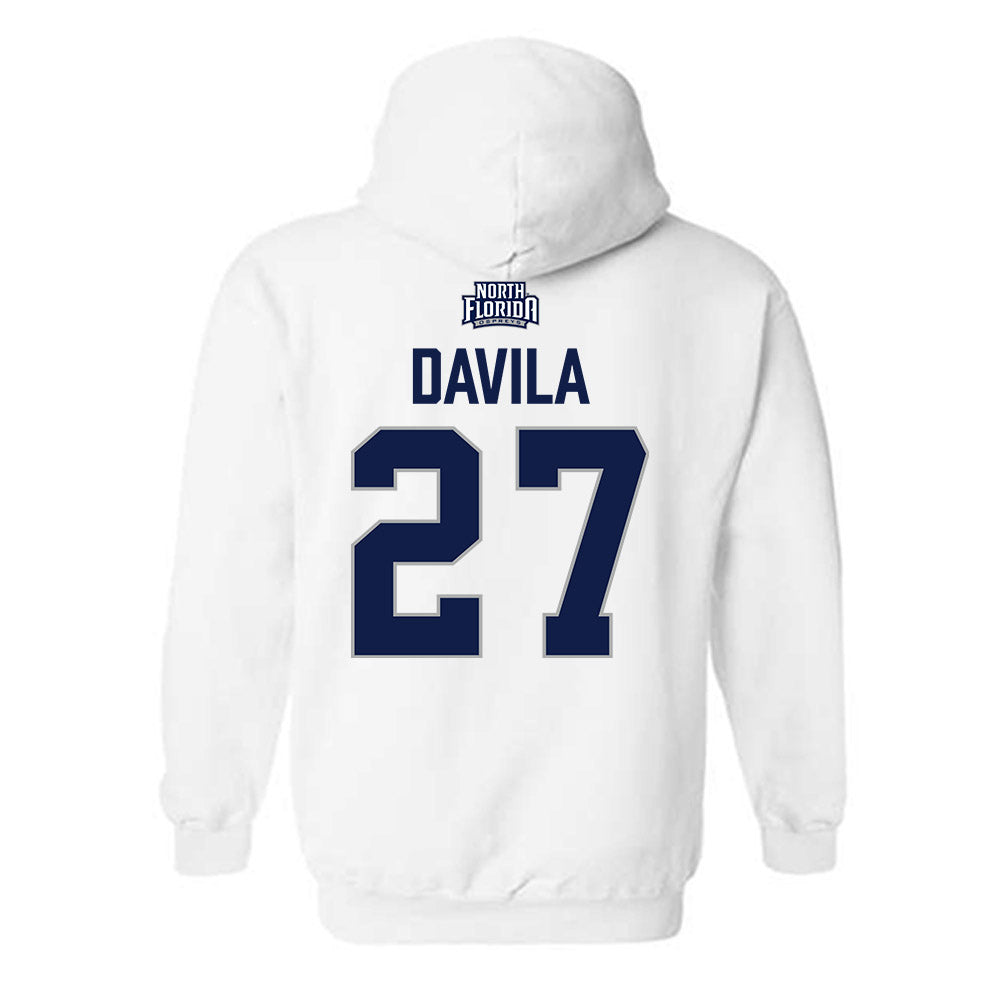 UNF - NCAA Softball : Hannah Davila - Classic Shersey Hooded Sweatshirt-1