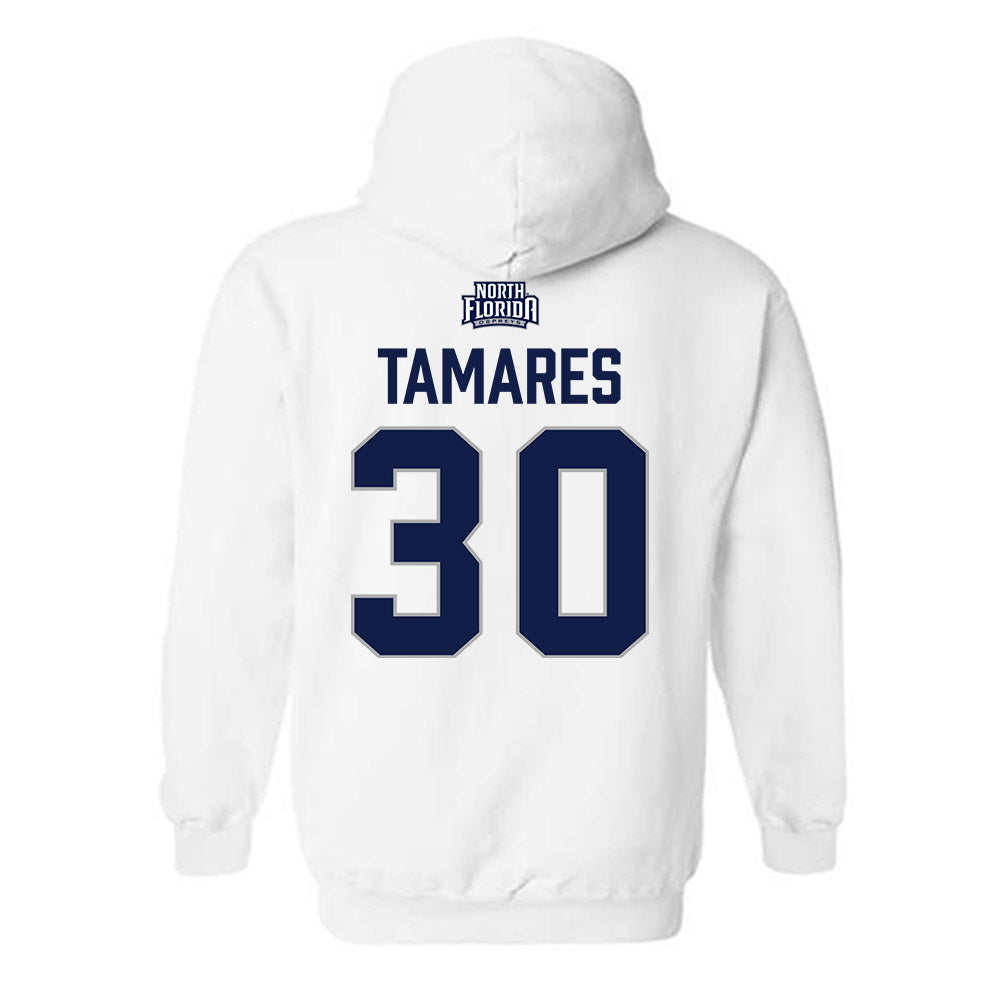 UNF - NCAA Women's Soccer : Taylor Tamares - Classic Shersey Hooded Sweatshirt-1