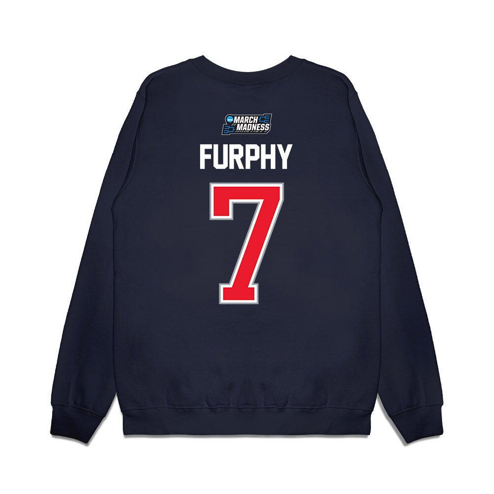 UConn - NCAA Men's Basketball : Jacob Furphy - NCAA® March Madness® 2026 Premium Crewneck Sweatshirt-1