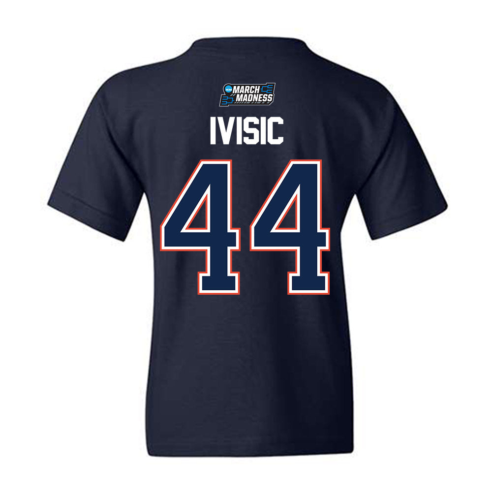 Illinois - NCAA Men's Basketball : Zvonimir Ivisic - NCAA® March Madness® 2026 Youth T-Shirt-1