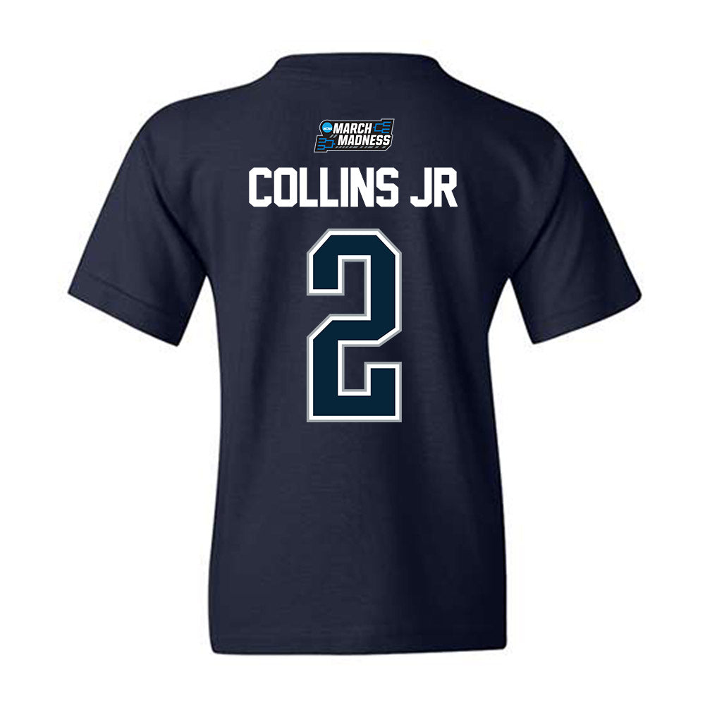 Utah State - NCAA Men's Basketball : Mj Collins Jr - NCAA® March Madness® 2026 Youth T-Shirt-1