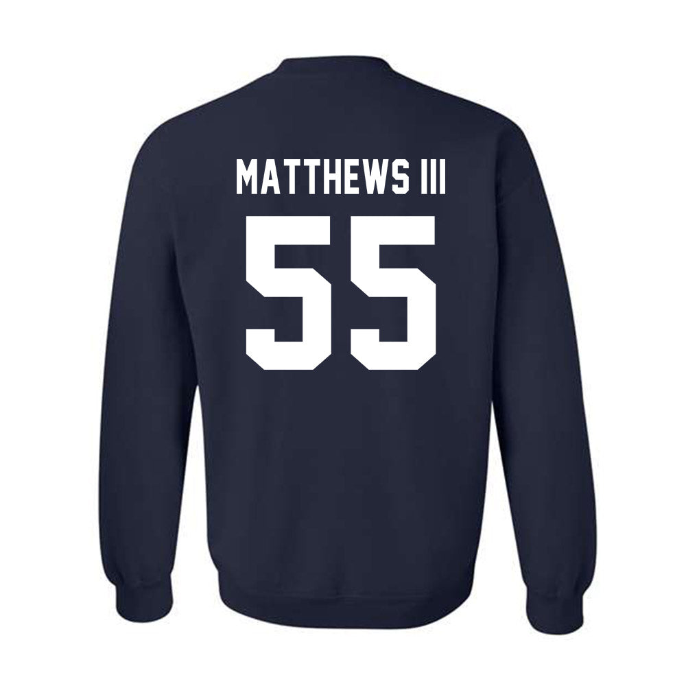 East Tennessee State - NCAA Men's Basketball : Milton Matthews III - Classic Shersey Crewneck Sweatshirt-1