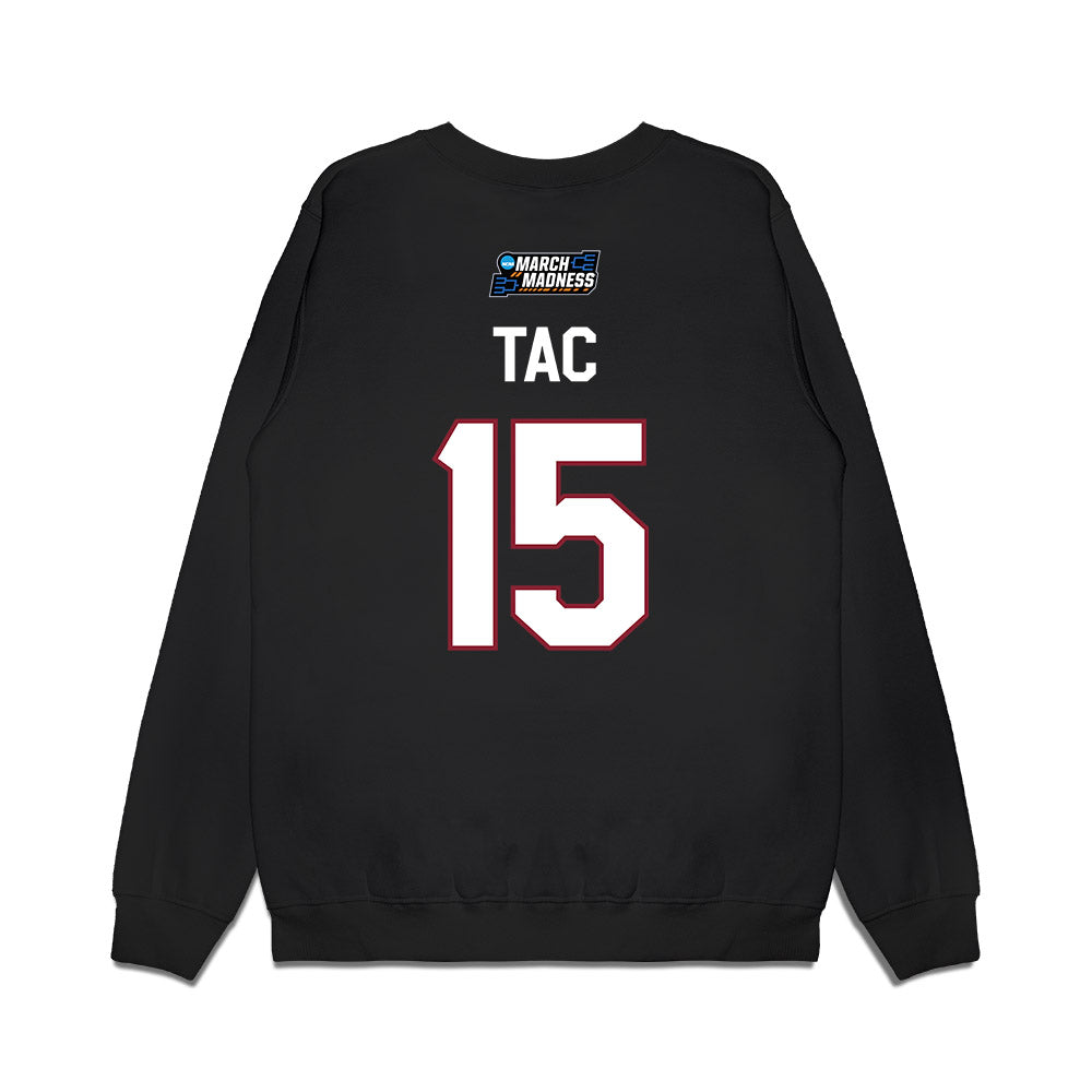 South Carolina - NCAA Women's Basketball : Adhel Tac - NCAA® March Madness® 2026 Premium Crewneck Sweatshirt-1
