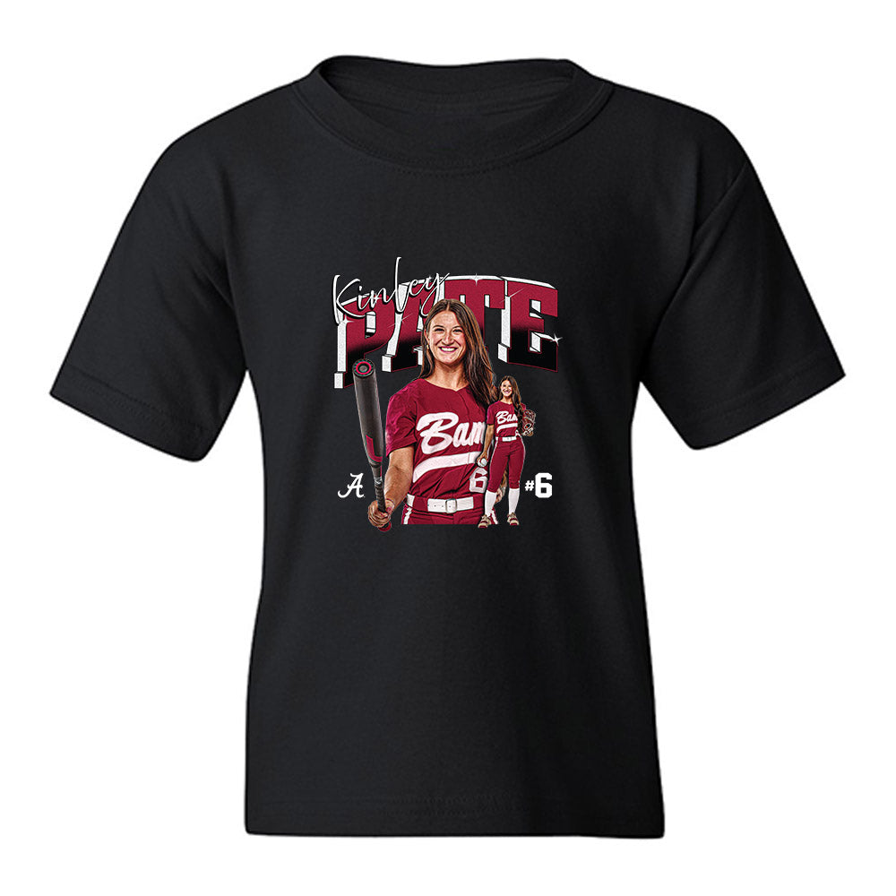 Alabama - NCAA Softball : Kinley Pate - Collage Youth T-Shirt-0