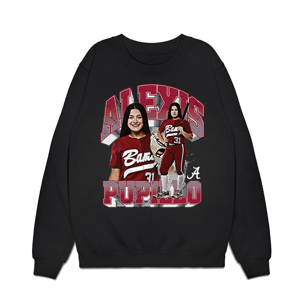 Alabama - NCAA Softball : Alexis Pupillo - Collage Premium Crewneck Sweatshirt-0