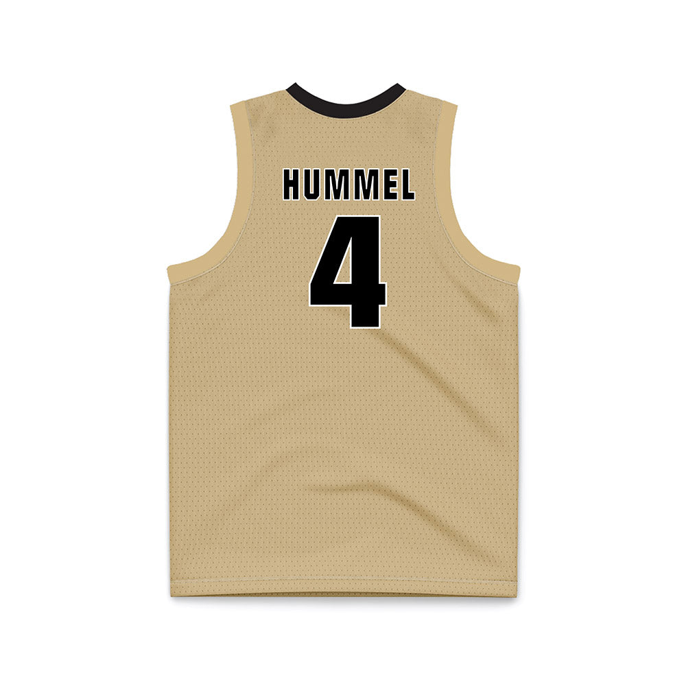 Purdue - NCAA Men's Basketball Legends : Robbie Hummel - Old Gold Basketball Jersey-1