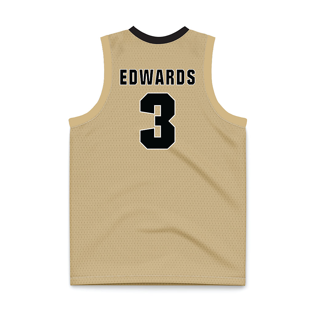 Purdue - NCAA Men's Basketball Legends : Carsen Edwards - Old Gold Basketball Jersey-1