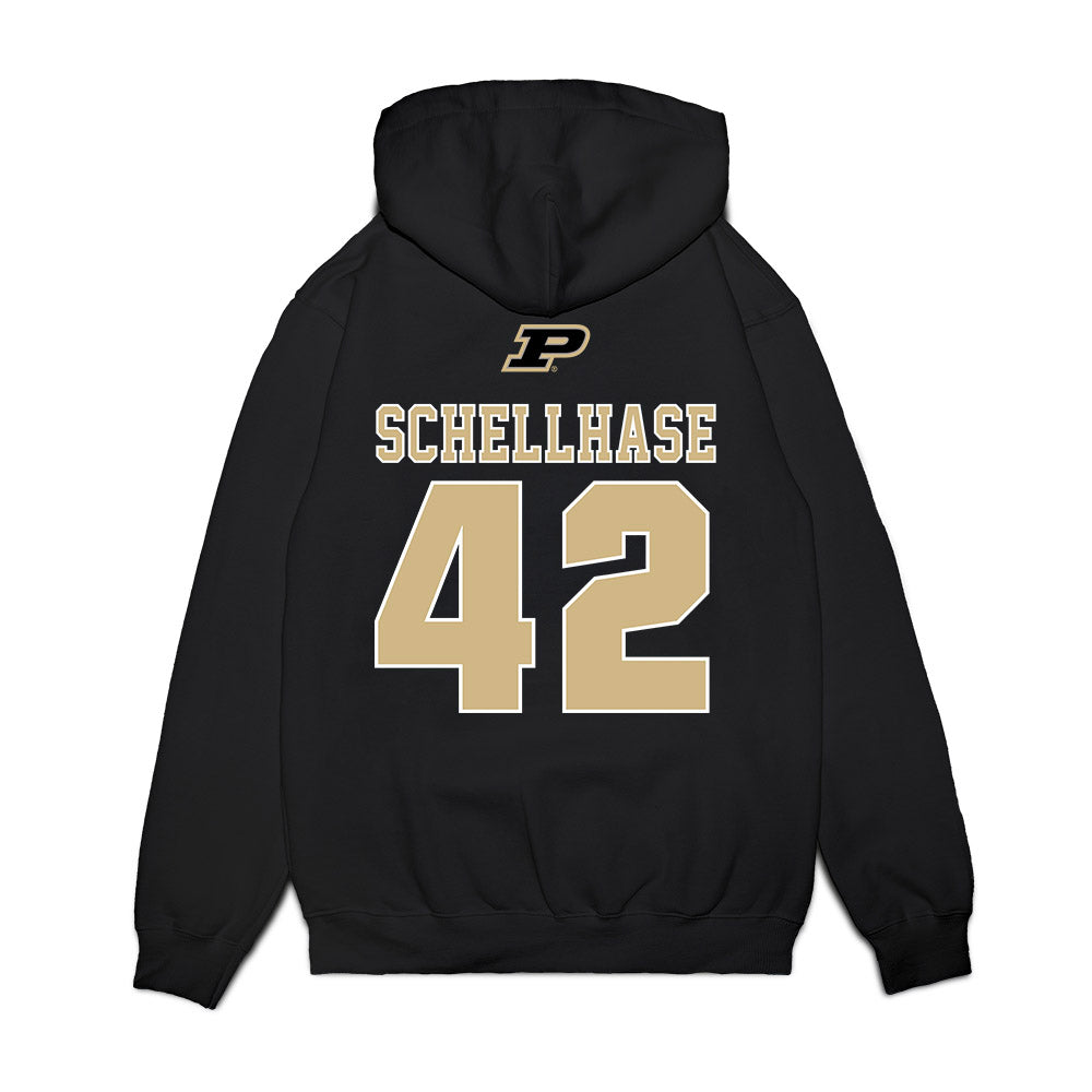 Purdue - NCAA Men's Basketball Legends : Dave Schellhase - Classic Premium Hooded Sweatshirt-1