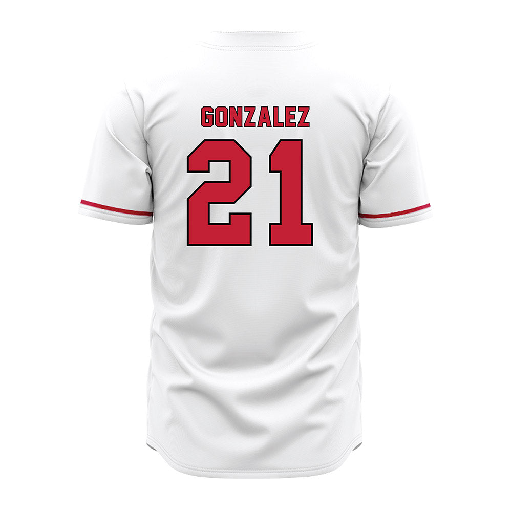 Miami of Ohio - NCAA Baseball : Ignacio Gonzalez - White Jersey-1