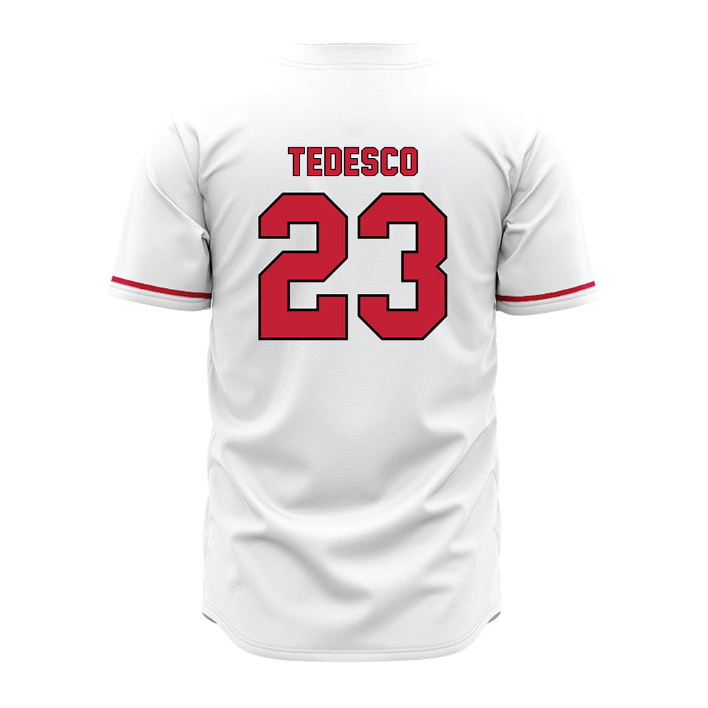 Miami of Ohio - NCAA Baseball : Jake Tedesco - White Jersey-1