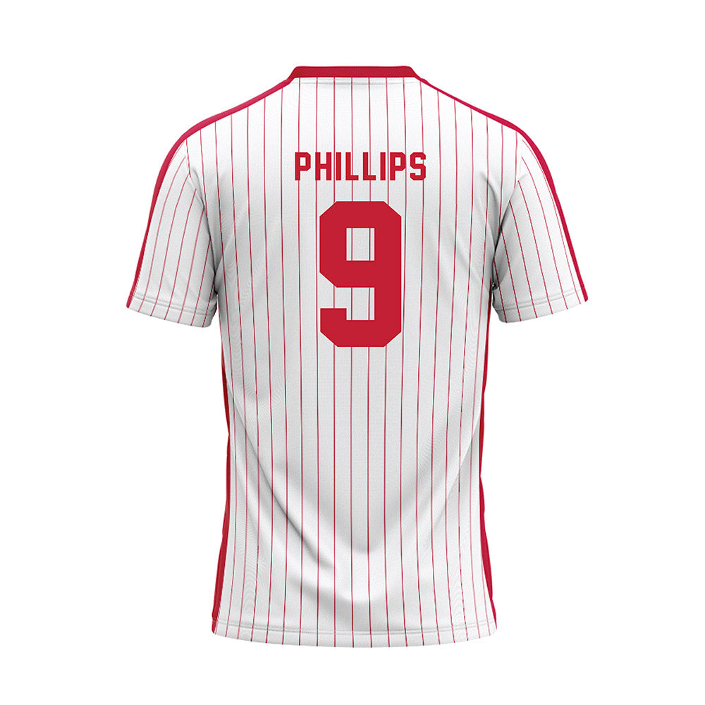 Miami of Ohio - NCAA Baseball : Drew Phillips - Pinstripe Baseball Jersey-1
