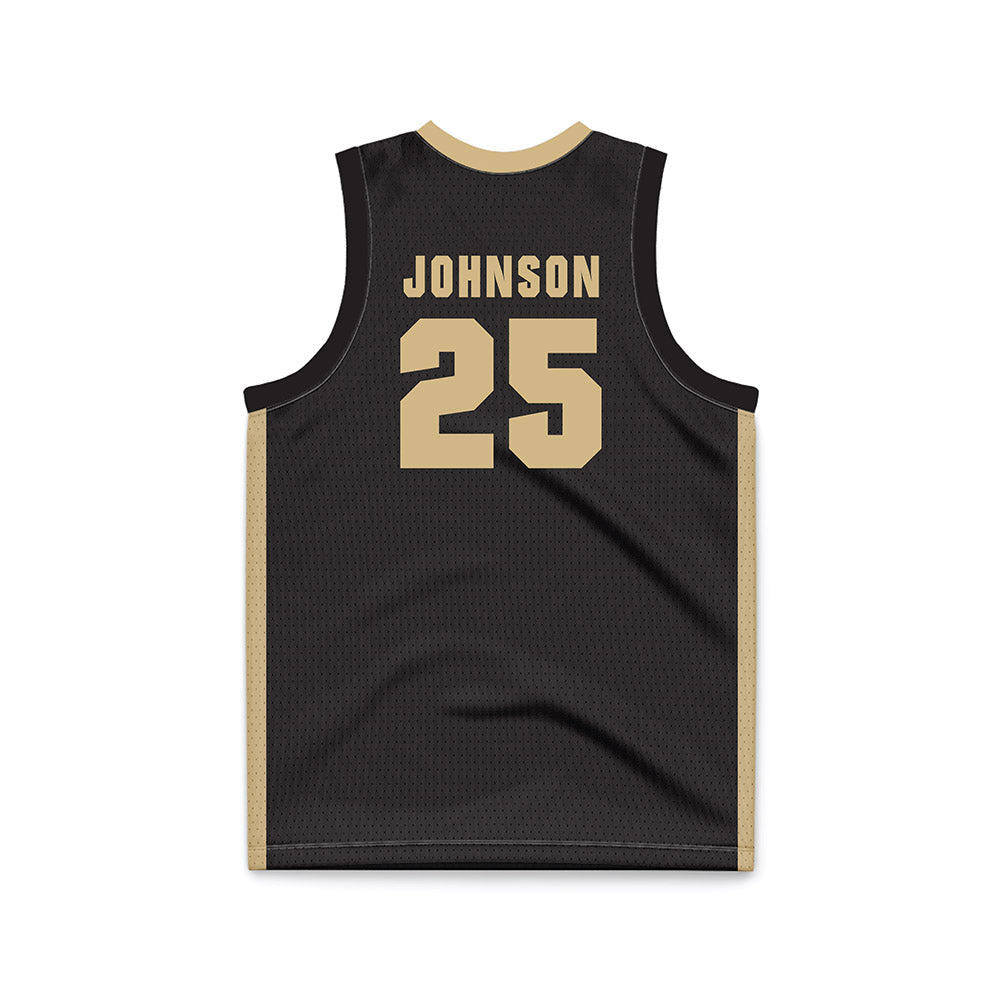 Purdue - NCAA Men's Basketball Legends : JaJuan Johnson - Black Basketball Jersey-1